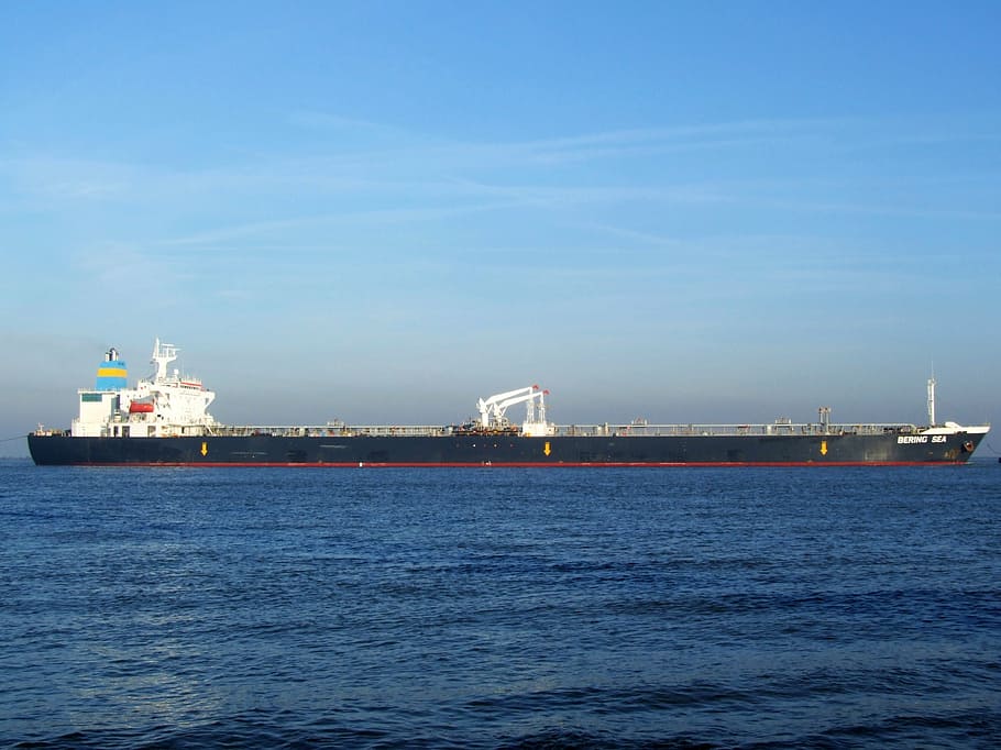 bering sea, ship, vessel, freight, cargo, logistics, transportation, HD wallpaper