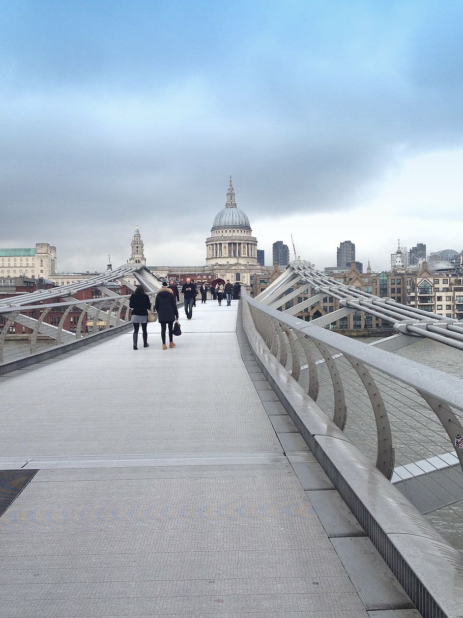 london, bridge, construction, river, great britain, reflection HD wallpaper