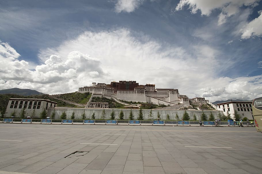 temple, tibet, tibetan, potala palace, lhasa, china, unesco, HD wallpaper