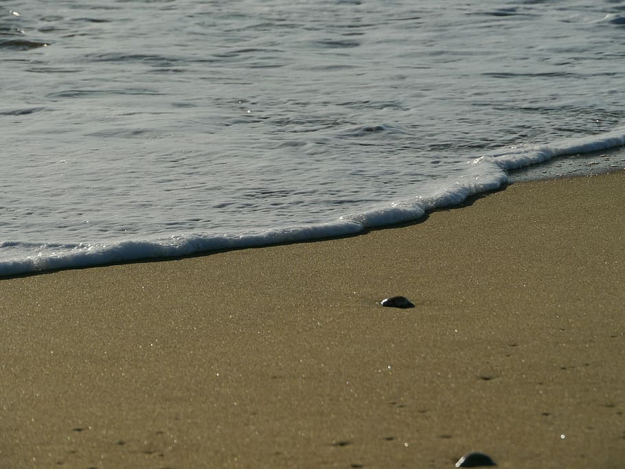 beach, wave, shore, sea, holiday, nature, sand, coastline, water HD wallpaper