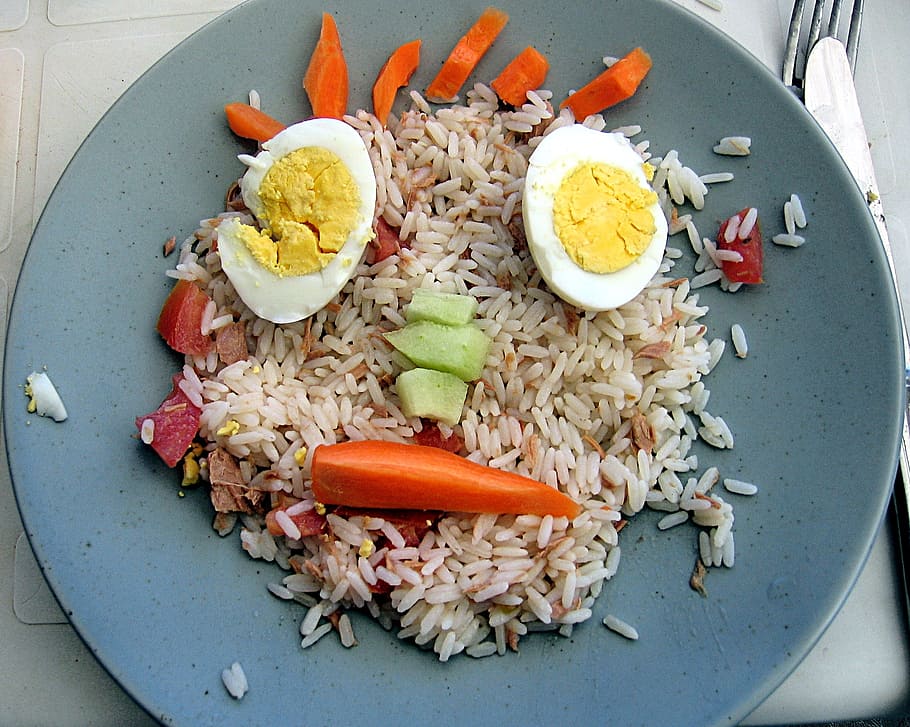 plate, food, head, food and drink, healthy eating, freshness HD wallpaper
