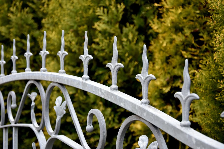 gateway, hammering, blacksmithing, iron, steel, fence, boundary HD wallpaper