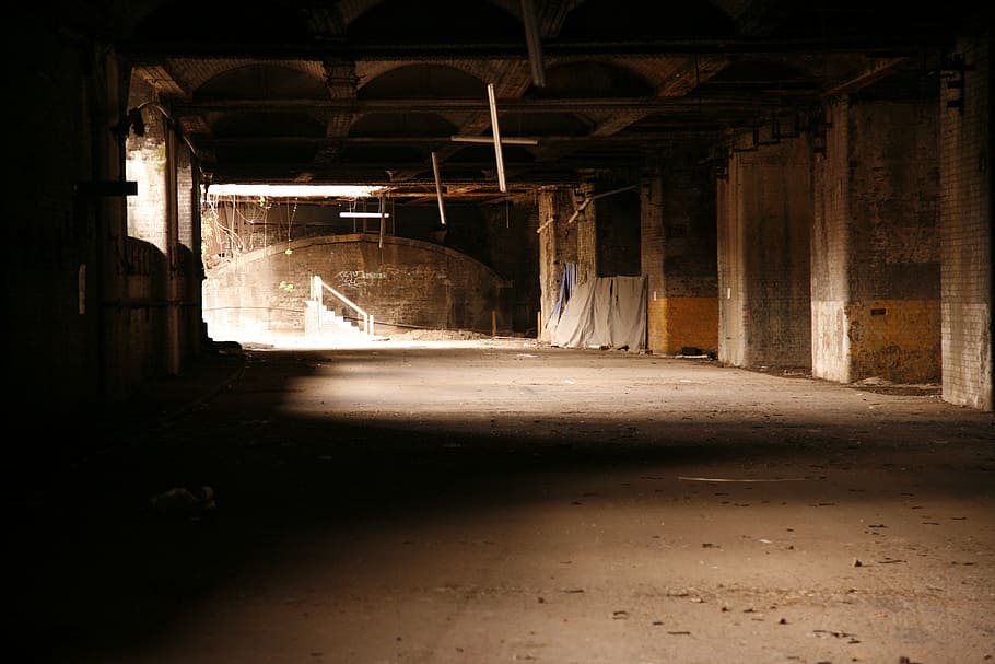 abandoned place, warehouse, london, architecture, retro, city HD wallpaper