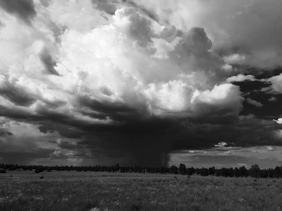 HD wallpaper: monsoon, desert monsoon, storm, landscape, nature ...