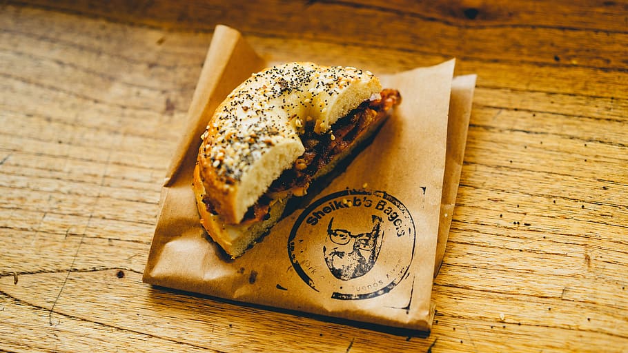 bread, burger, food, restaurant, food and drink, wood - material HD wallpaper