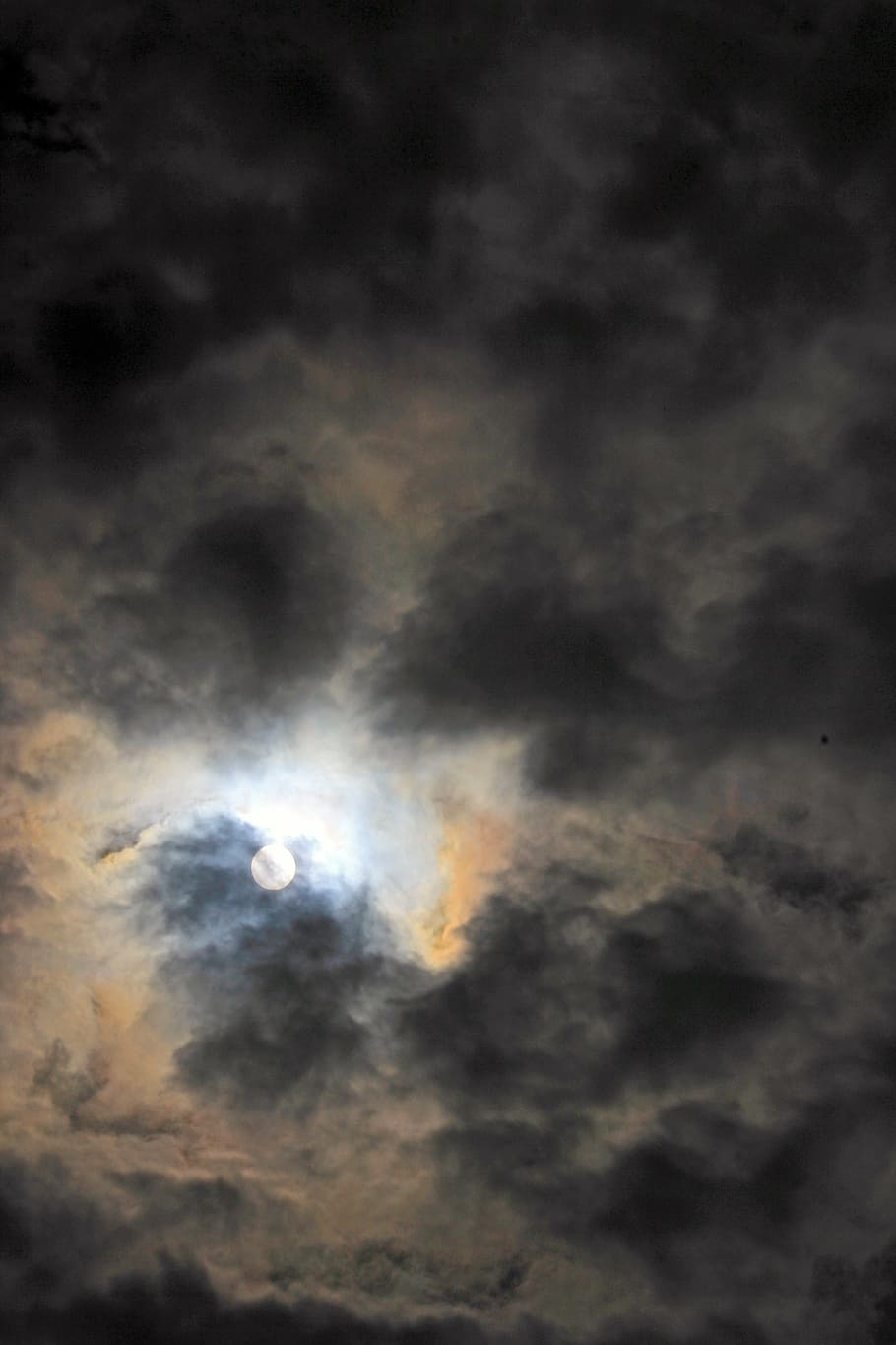 sun, clouds, sky, dark, abstract, cloud - sky, beauty in nature HD wallpaper