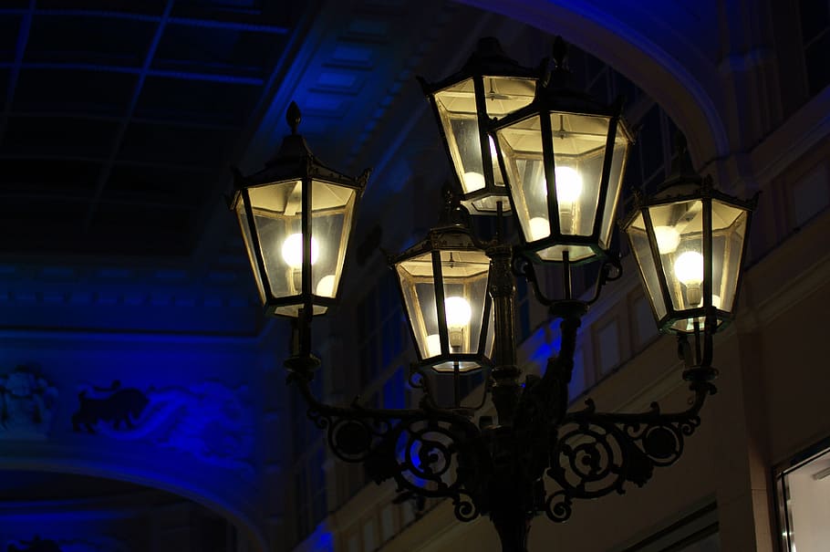 lantern, night, light, lamp, lighting, evening, street lamp HD wallpaper