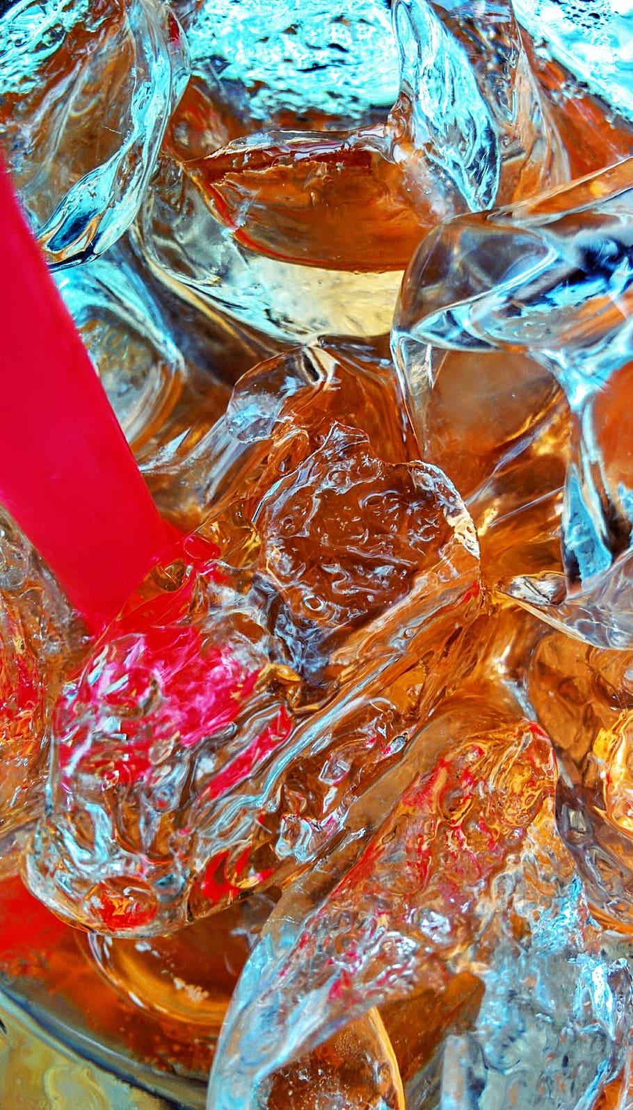 ice, drink, summer, beverage, cold, cocktail, glass, refreshment HD wallpaper