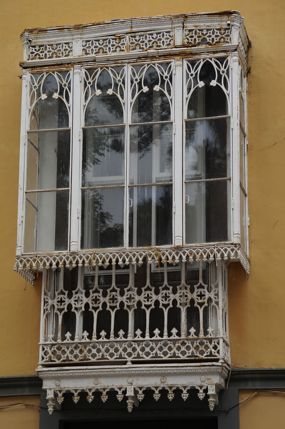 Window, Balcony, Glazed, Facade, Home, building, house facade HD wallpaper