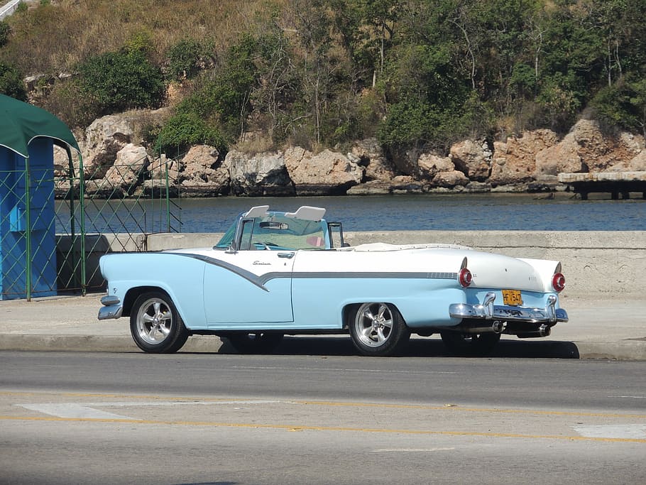 cuba, auto, walk, old, havana, car, antique car, transit, yesteryear HD wallpaper