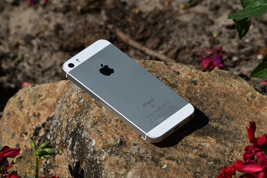 iphone, rock, smartphone, technology, travel, outdoor, telephone HD wallpaper