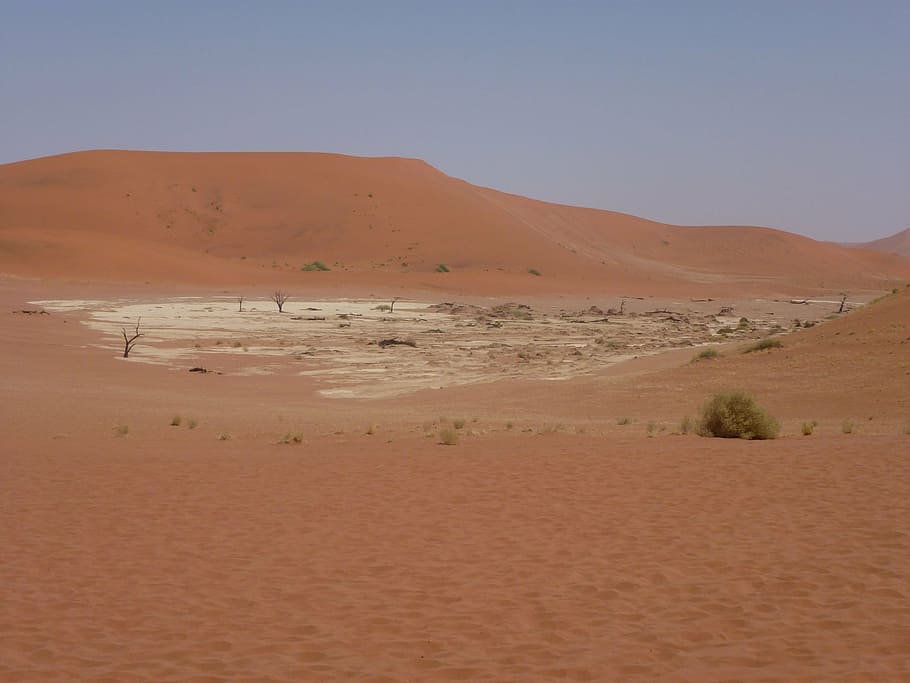 desert, landscape, namibia, travel, scenics - nature, sand HD wallpaper
