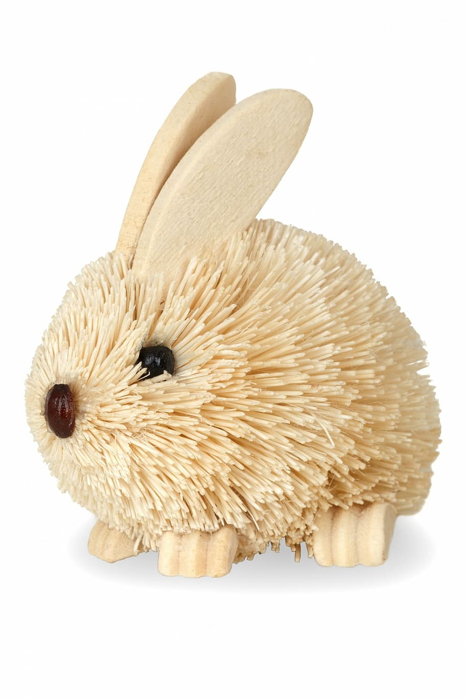 Easter, Wooden, Rabbit, Celebration, decoration, bunny, object HD wallpaper