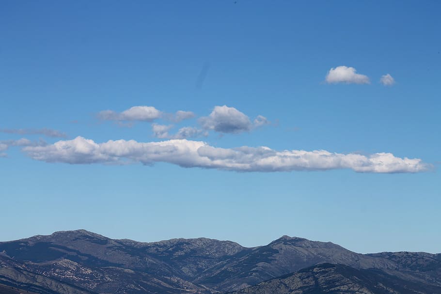 clouds, mountain, landscape, nature, cloud - sky, scenics - nature HD wallpaper