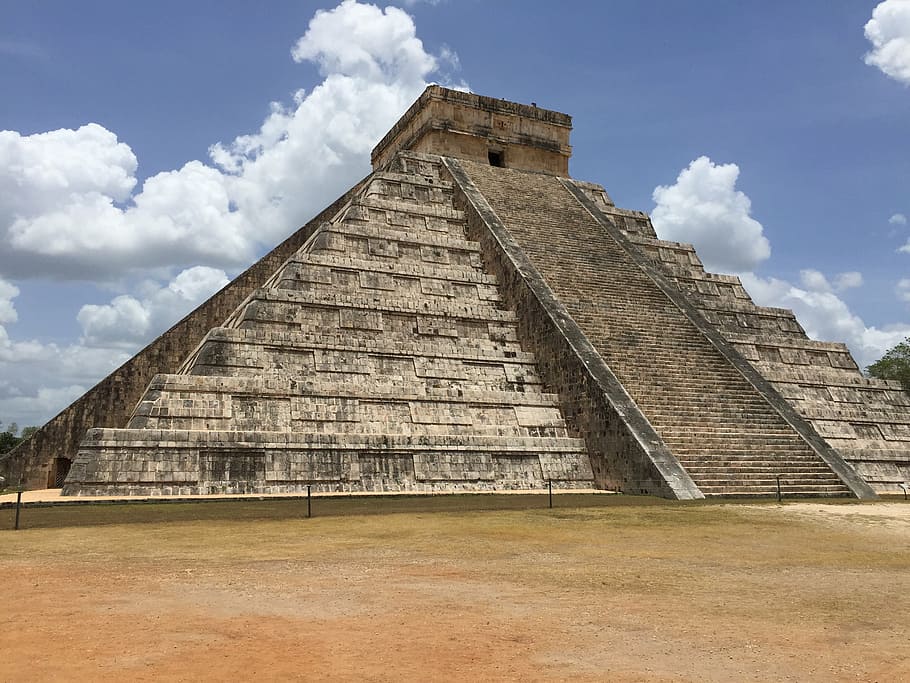 maya, ruins, chichen Itza, yucatan, mayan, kukulkan Pyramid HD wallpaper
