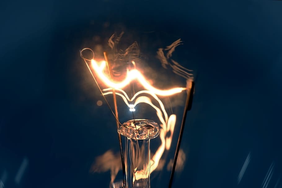 time lapse photo of electric flow on focus photo, light bulb HD wallpaper