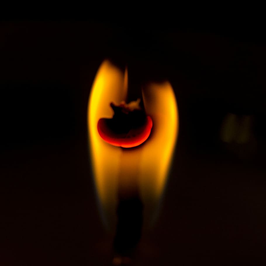 Fire, Candle, Light, Flame, Heat, atmosphere, decoration, hot HD wallpaper