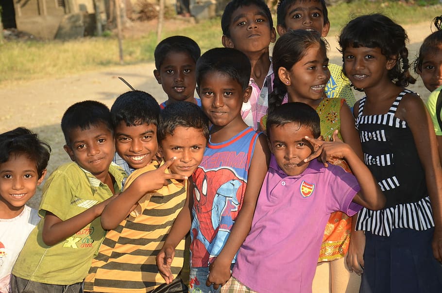Kids, Sri Lanka, Children, people, asia, india, asian Ethnicity