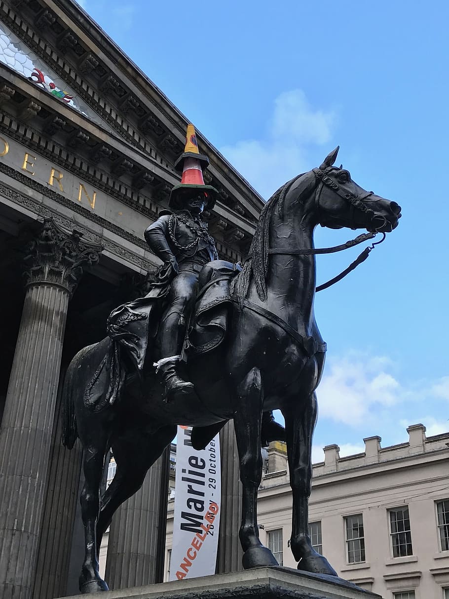 duke, glasgow, museum, architecture, representation, sculpture HD wallpaper