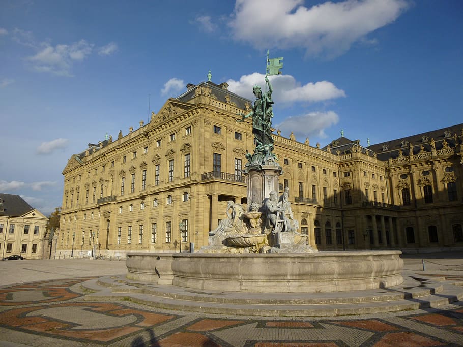 Würzburg, Residence, World Heritage, castle, historically, HD wallpaper