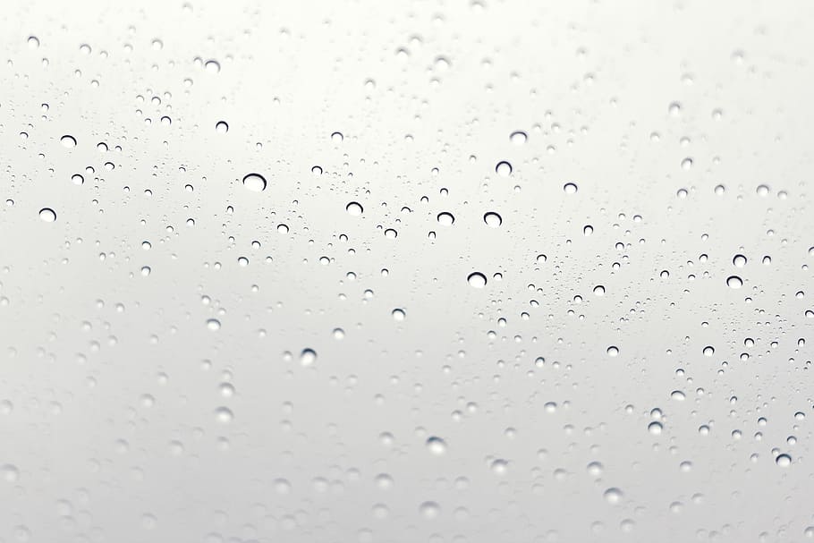 rain drops, raining, wet, grey, texture, water, backgrounds HD wallpaper