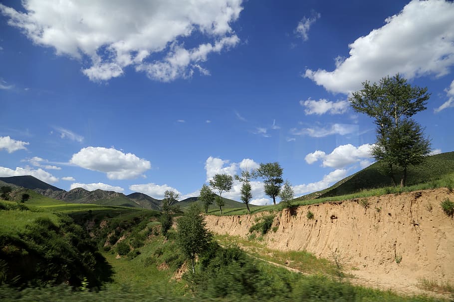 Cloud, Mountain, Scenery, Badaling, the scenery, nature, landscape HD wallpaper