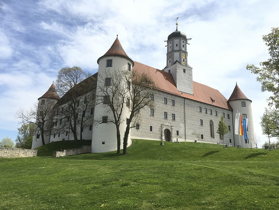 castle, building, germany, built structure, architecture, building exterior HD wallpaper