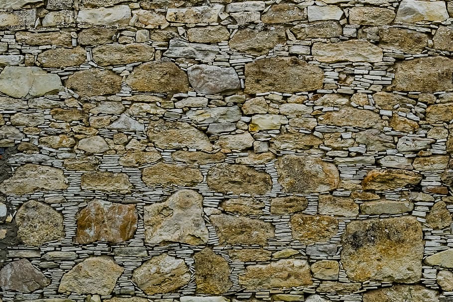 wall, stone, rough, pattern, texture, architecture, cyprus HD wallpaper