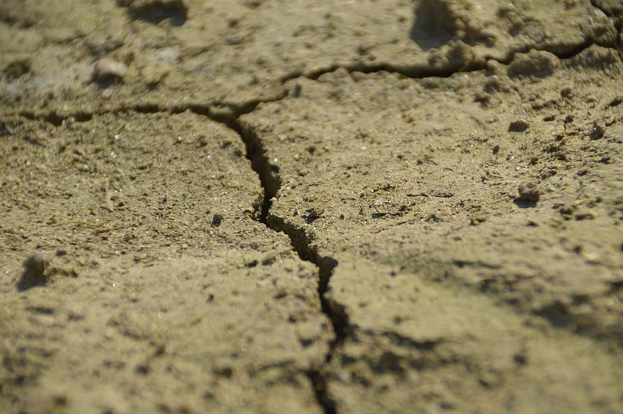 Dry, Ground, Sand, Dehydrated, Cracked, drought, landscape HD wallpaper