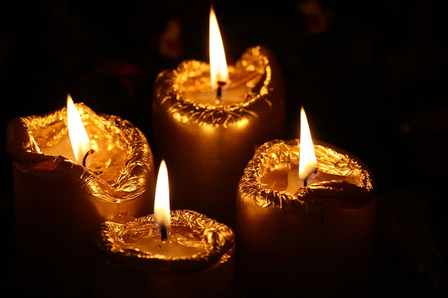 Candles, Winter, Light, Advent, Mood, candlelight, christmas HD wallpaper