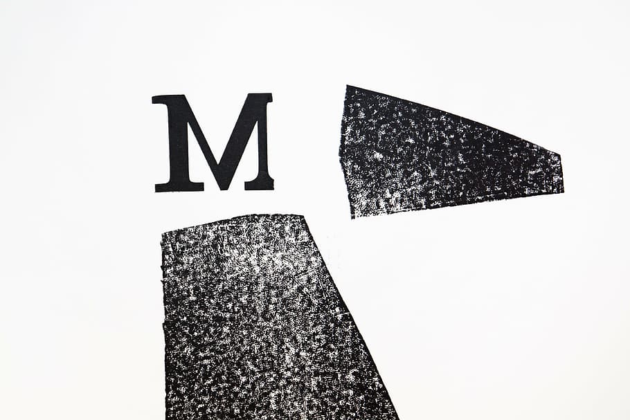 letter, m, lead set, hand set, font composing room, commercial HD wallpaper