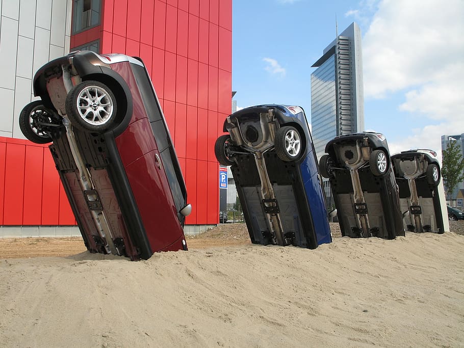 auto, sand, park, offroad, automotive, mature, vehicle, red HD wallpaper