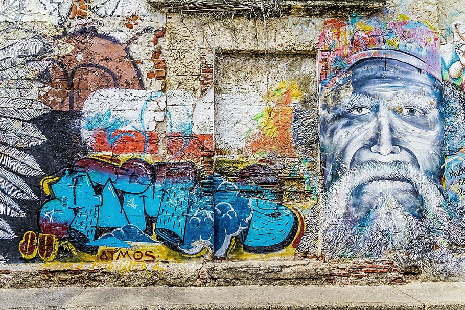 HD wallpaper: wall painting of Sai Baba of Shirdi, background, graffiti,  grunge | Wallpaper Flare