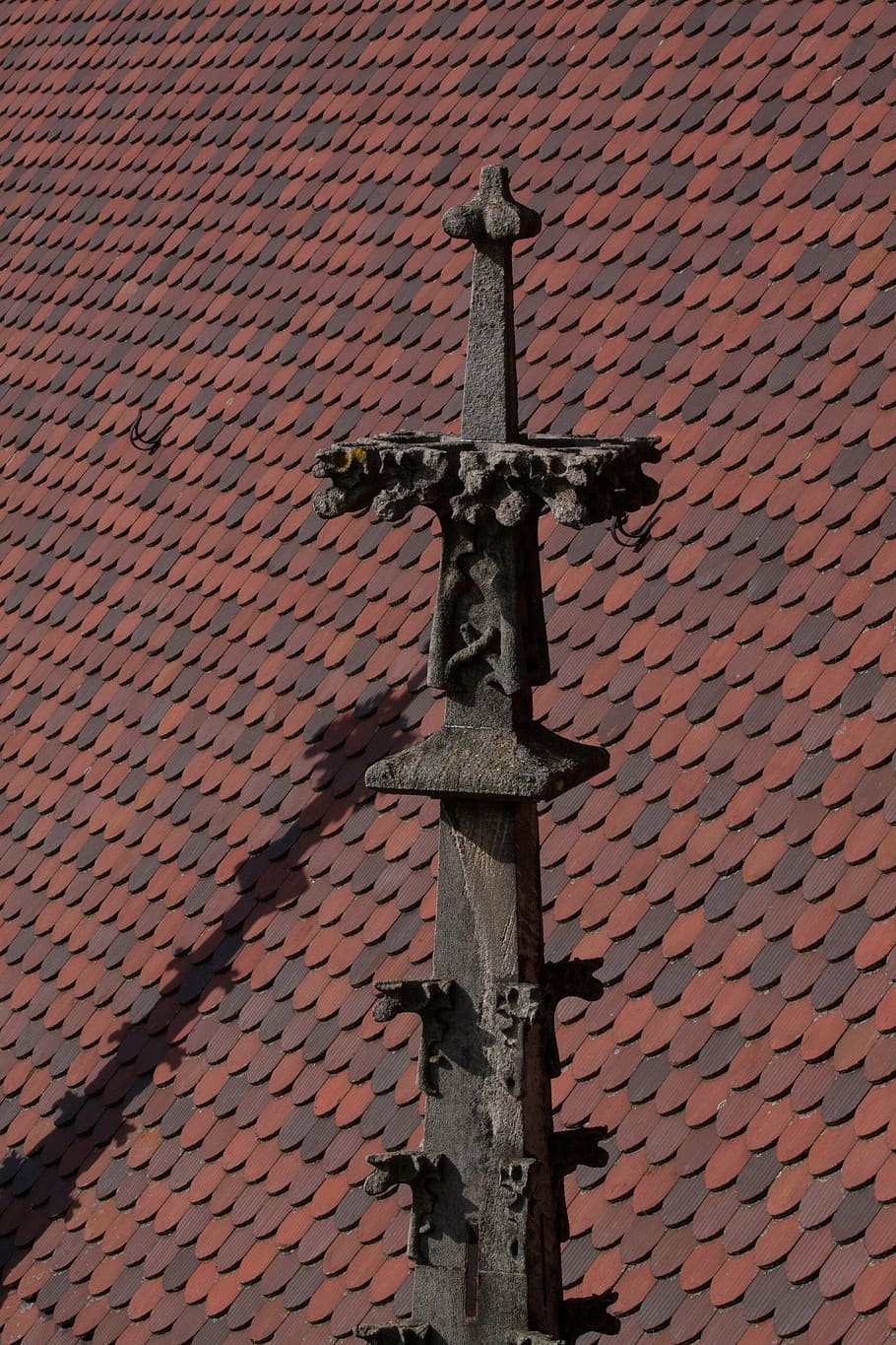 pinnacle, shadow, nave, roof, roofing, fund, background, gothic HD wallpaper