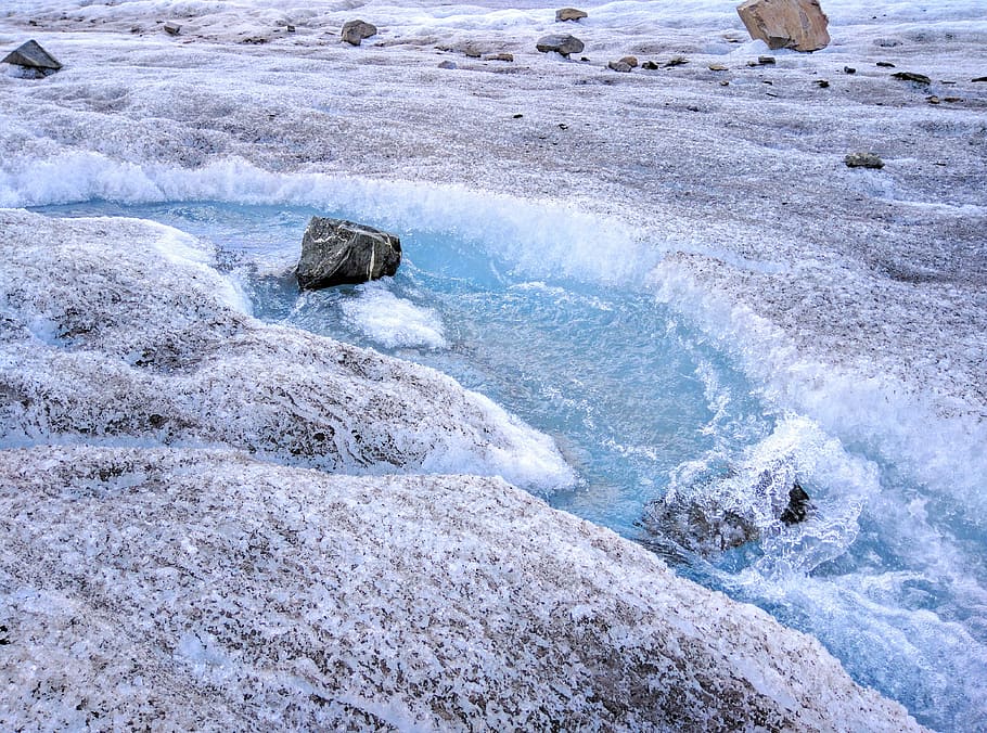 scenery of body of water, rock formations on body of water, clear HD wallpaper