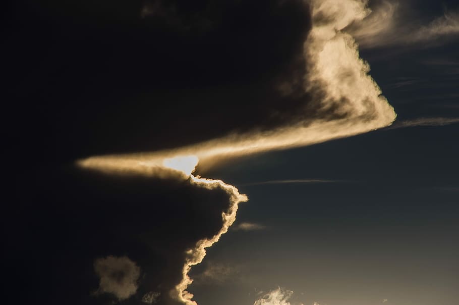 Sky, Cloud, Sunset, Light, grey, dramatic, zig-zag, edge, australia HD wallpaper