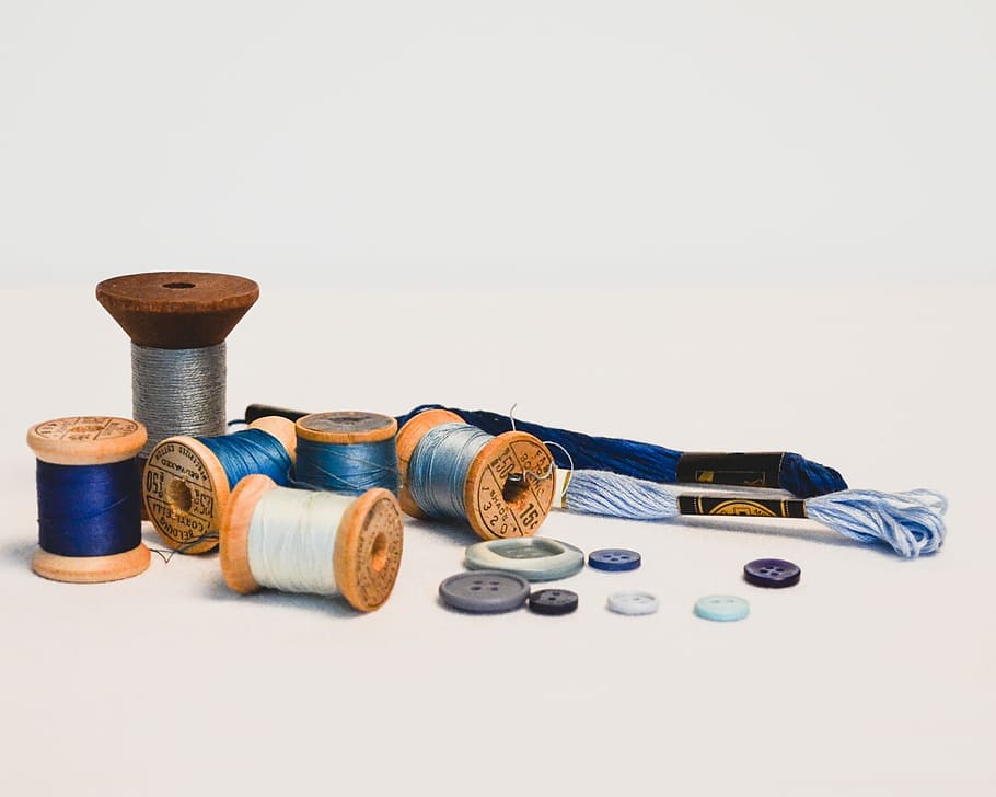 thread, vintage, retro, craft, textile, old, sewing, needlework