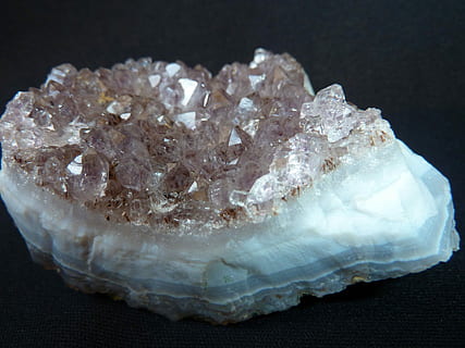 clear gemstone, Amethyst, Agate, Violet, Crystal Cave, druze HD wallpaper