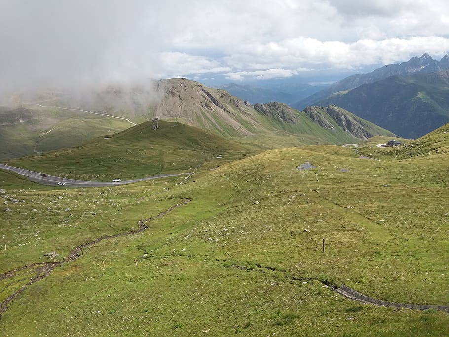 mountains, clouds, plateau, scenics - nature, landscape, environment HD wallpaper
