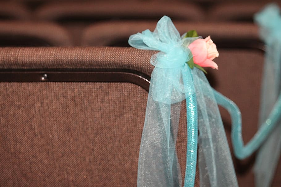 Wedding, Chair, Decorations, no people, close-up, indoors, day HD wallpaper