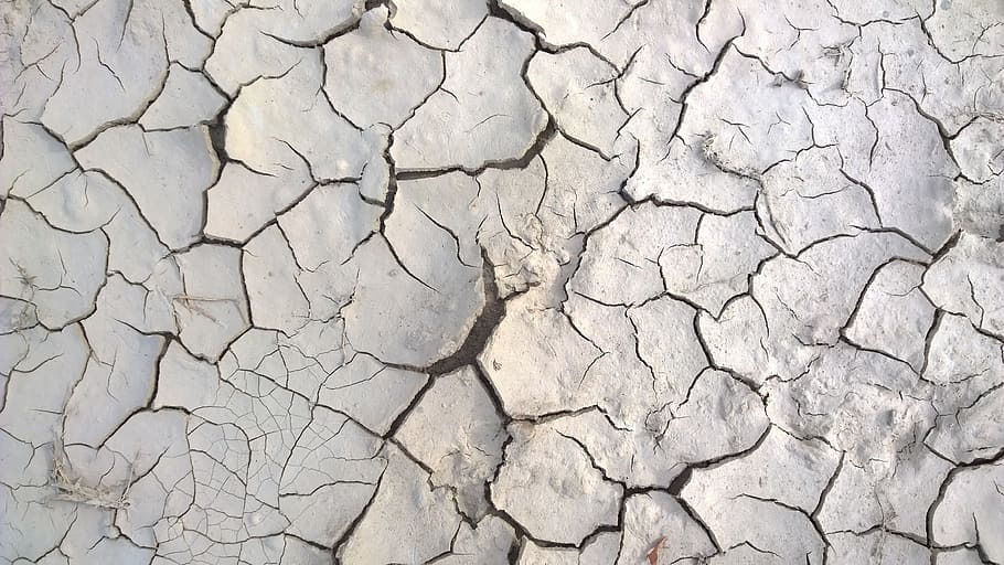 white cracked soil, mud, dry, earth, drought, climate, arid climate HD wallpaper