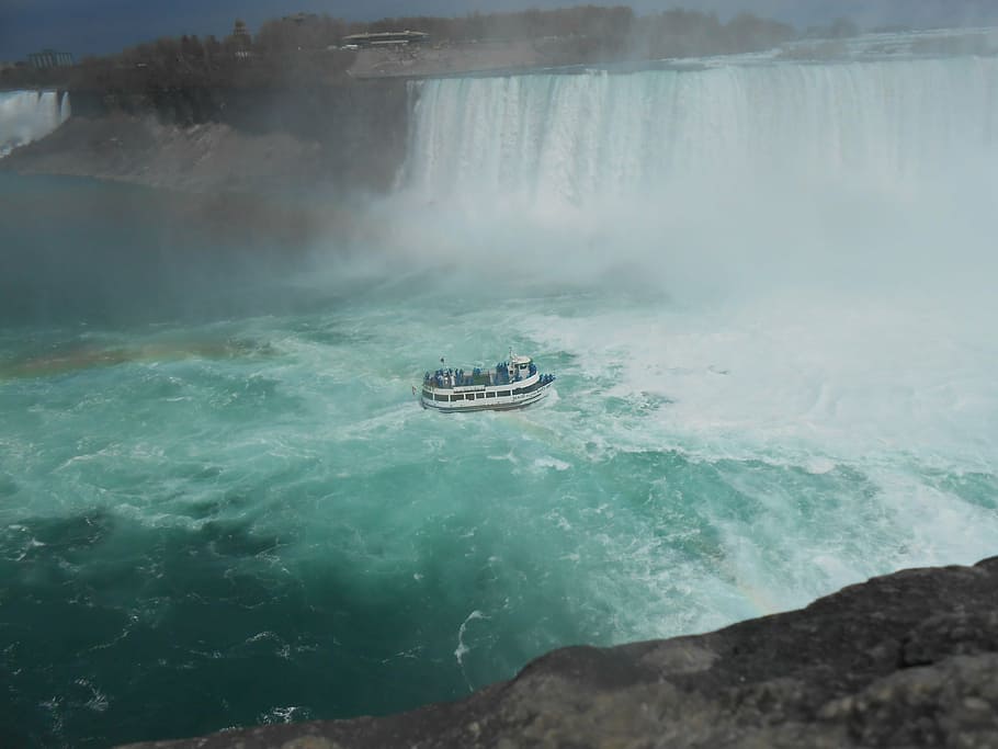 niagara, waterfall, rainbow, canada, nature, niagara Falls HD wallpaper