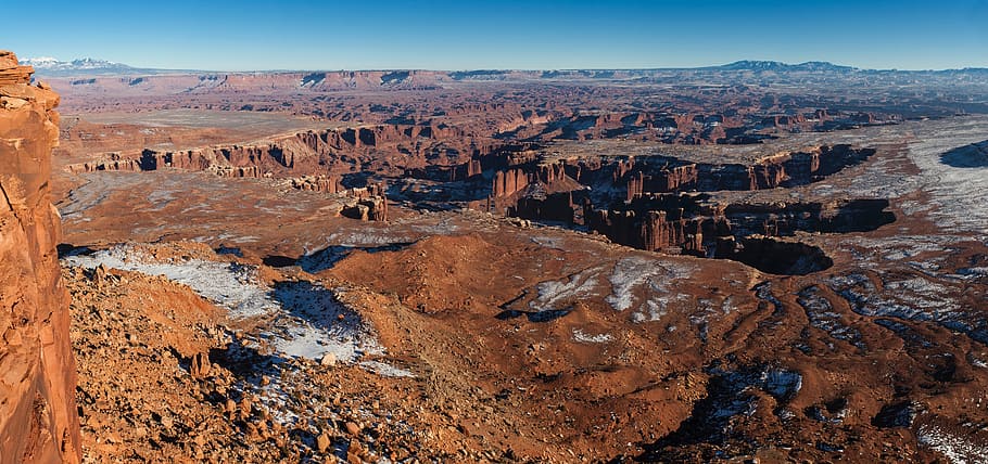 aerial photography of canyon, landscape, scenic, panorama, grand view point trail