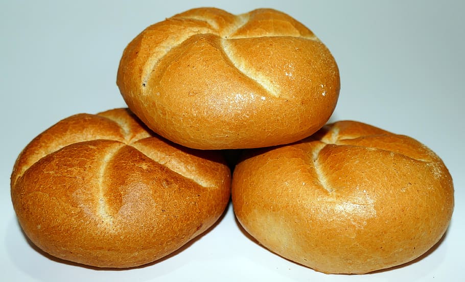 roll, kaiser roll, breakfast, crispy, delicious, crust, frisch HD wallpaper