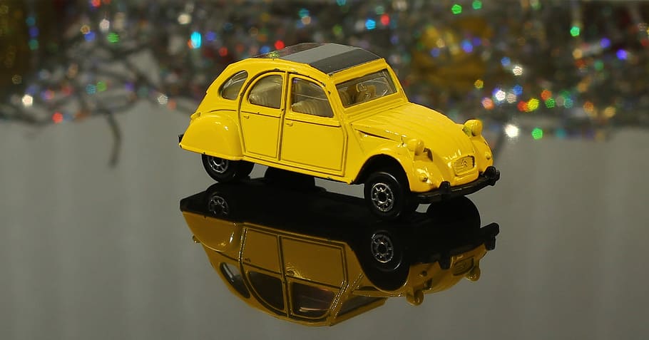 Citroen, Modelka, View, yellow, taxi, car, yellow taxi, transportation HD wallpaper
