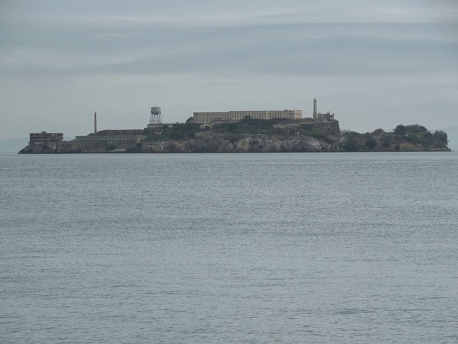 Alcatraz, Prison, Prison, Island, The Rock, san francisco, california, HD wallpaper