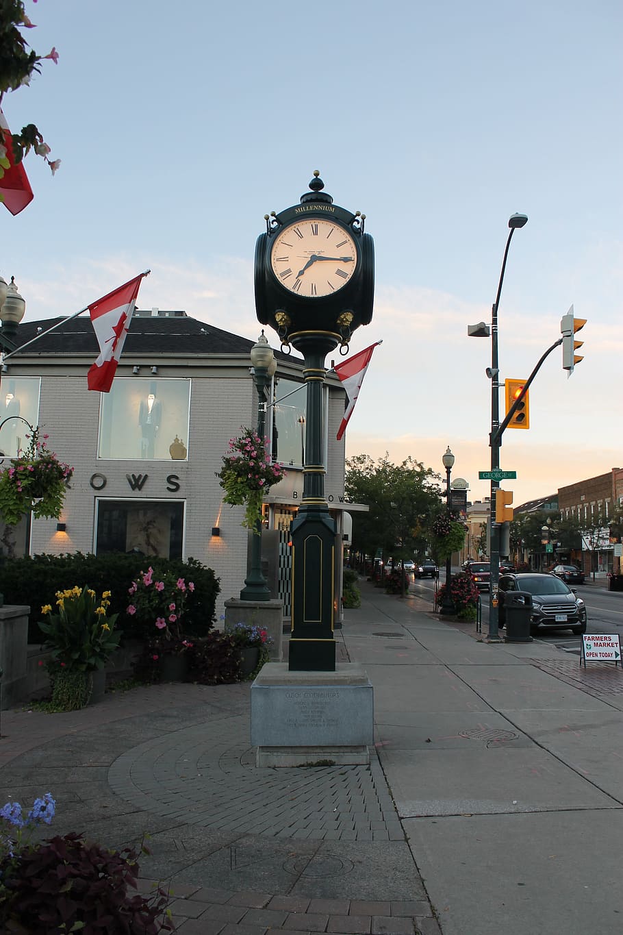 clock, old style, ontario, tower, canada, canadian, architecture HD wallpaper