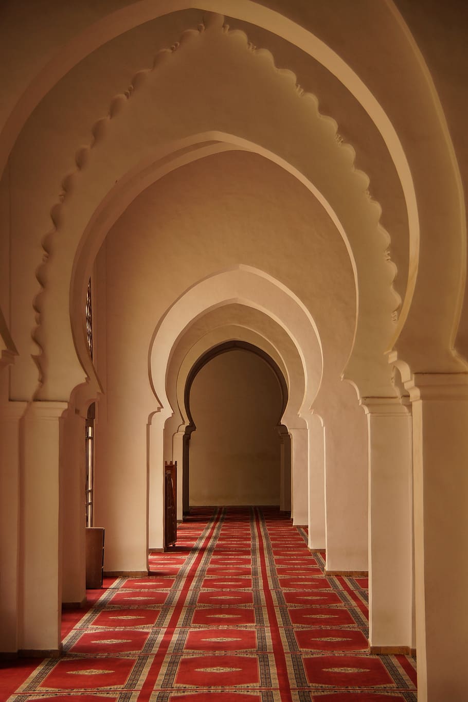 Mosque, Arc, Arabic, Style, red, architecture, architecture And Buildings
