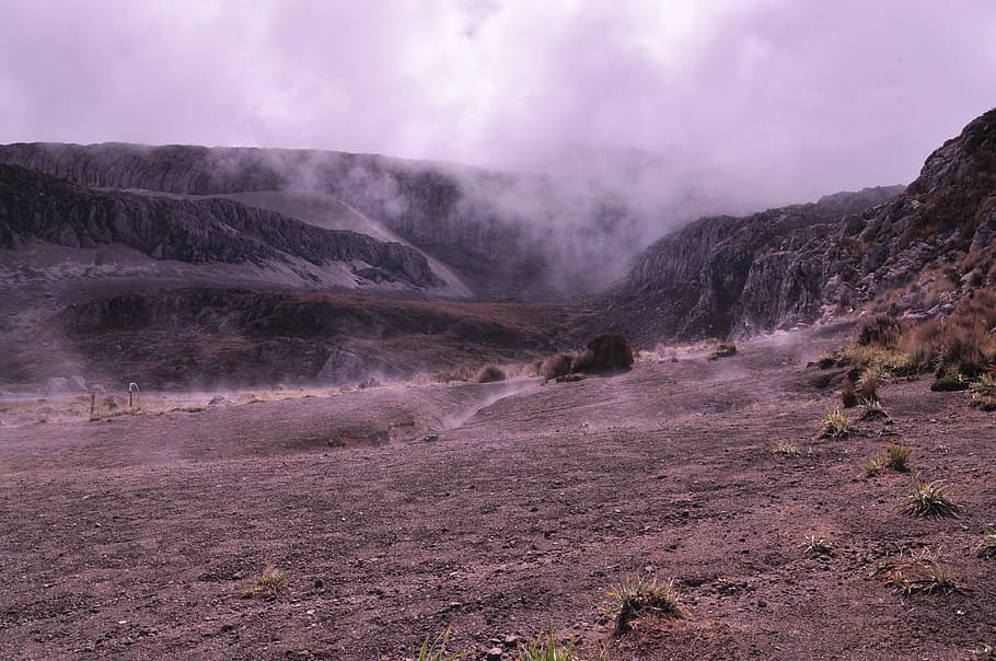 Nevado, Mountain, Snowy, Cloudy, no people, nature, landscape HD wallpaper