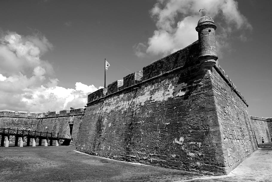 castle of san marcos, historic, fortress, augustine, florida
